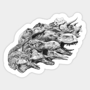 The Dino Herd Sticker